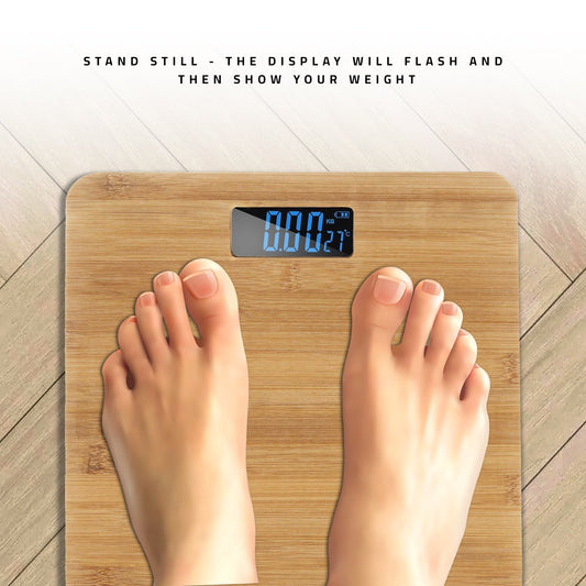 Digital Wood Scales Measurement Body Weight ~5387-1