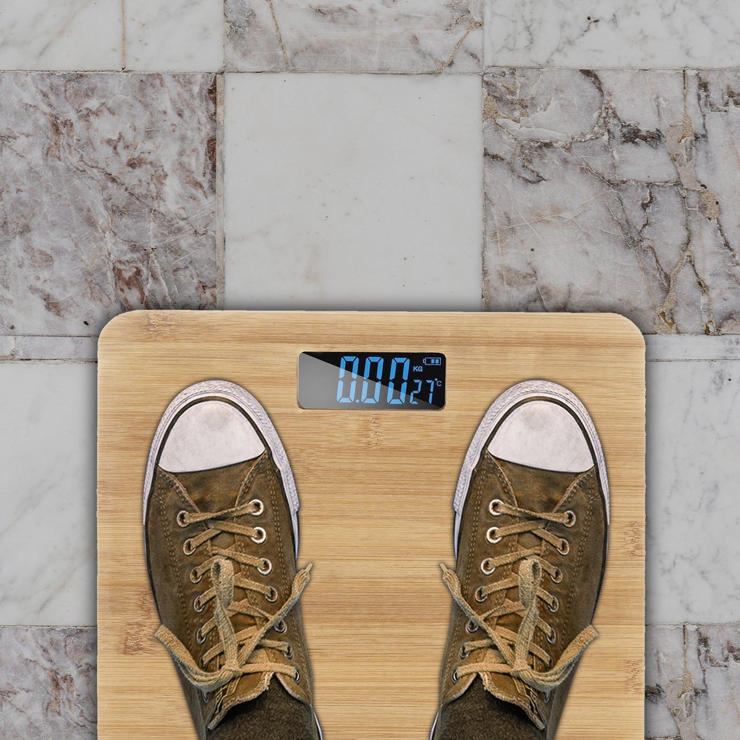 Digital Wood Scales Measurement Body Weight ~5387-0
