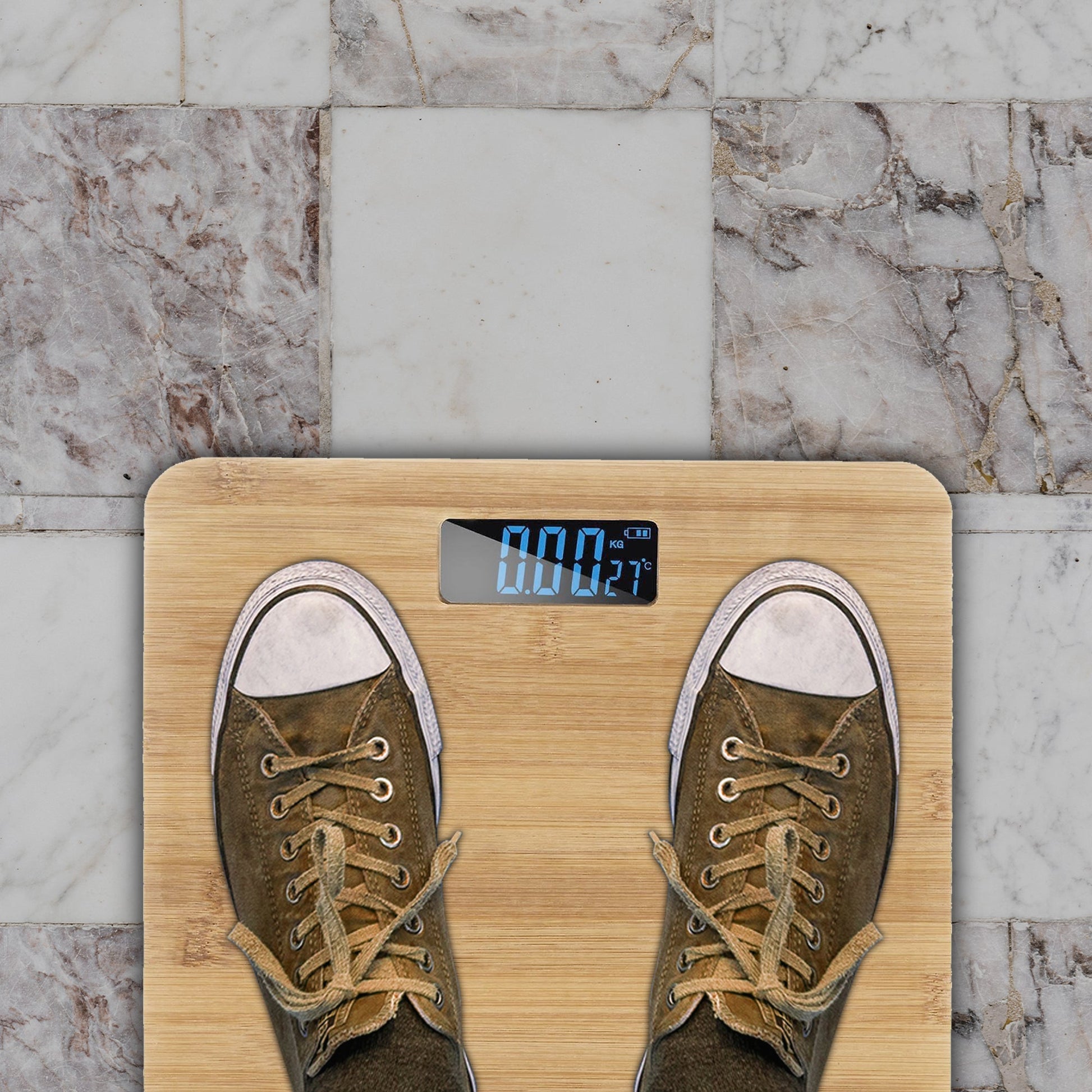 Digital Wood Scales Measurement Body Weight ~5387-0