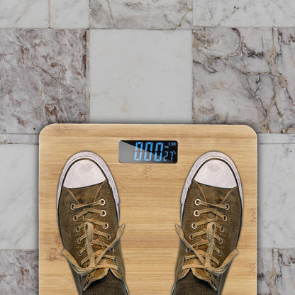 Digital Wood Scales Measurement Body Weight ~5387-0