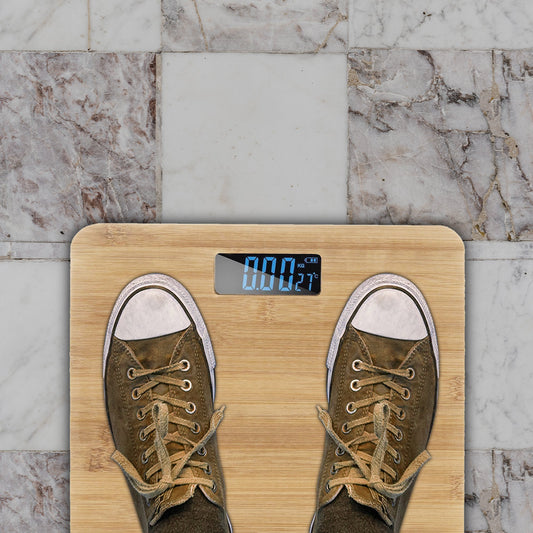 Digital Wood Scales Measurement Body Weight ~5387-0
