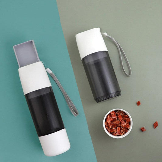 Portable Dog Water Bottle 350Ml Water Food Container For Dog Pets Feeder Bowl Outdoor Travel Water Dispenser-1