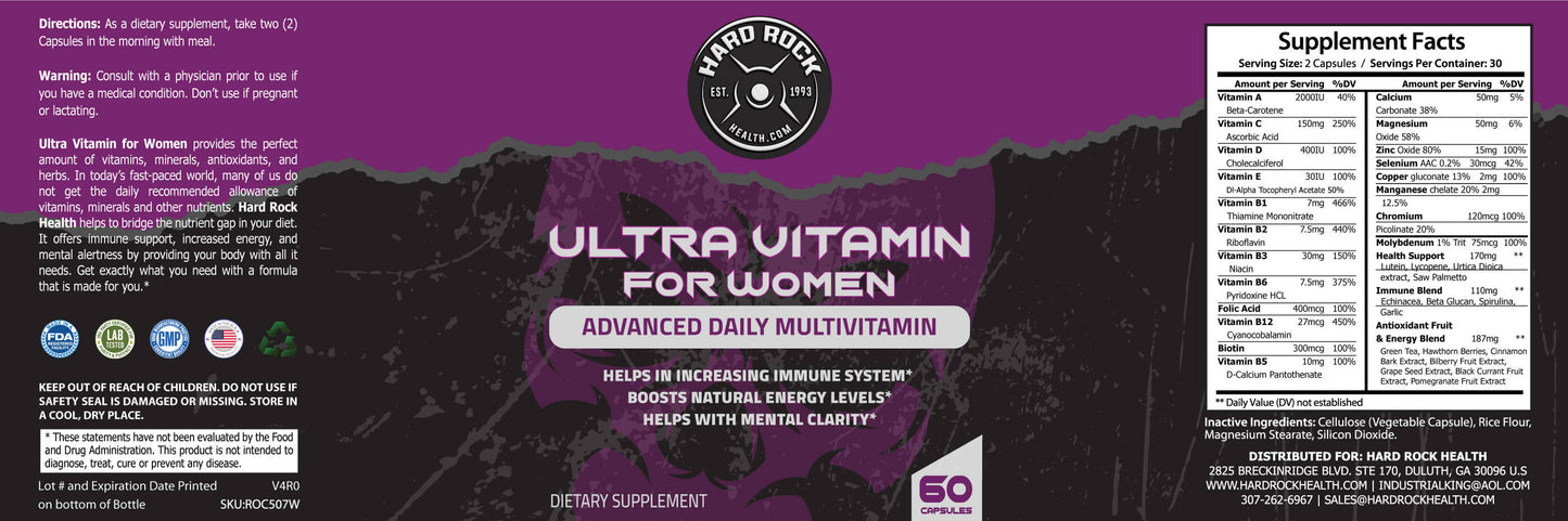Ultra Vitamin for Women- Daily Multivitamins-2