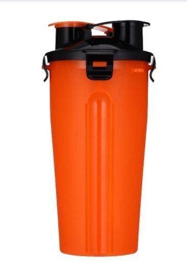 2 In 1Pet Water Bottle Dispenser Travel Portable Dog Cat Drinking Silicone Bowl-12