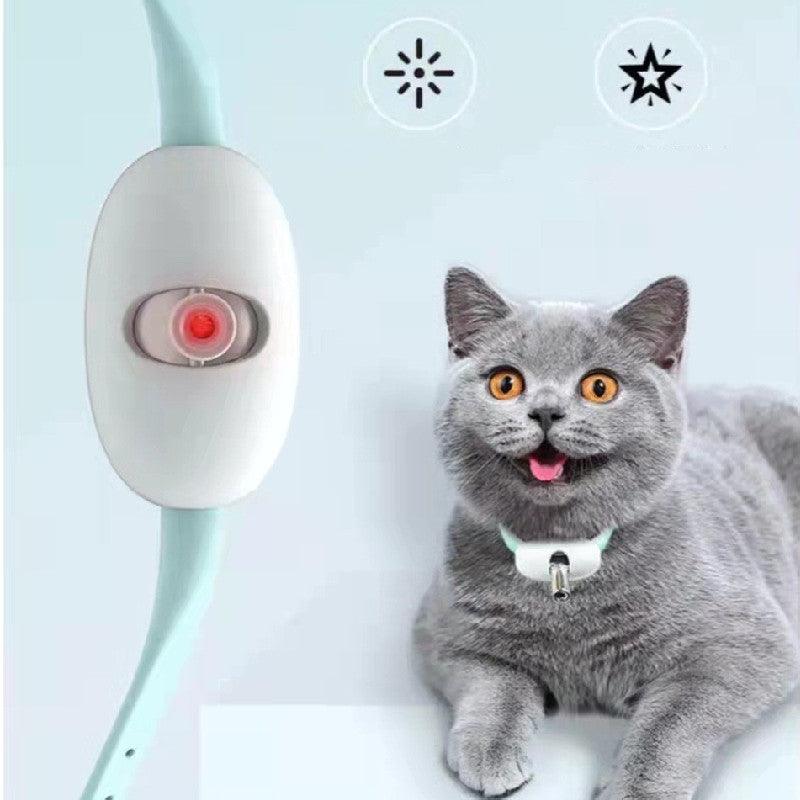Smart Laser Teasing Cat Collar: The Ultimate Interactive Toy For Your Feline Friend-4
