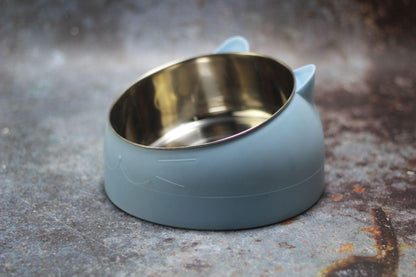 Elevated Slanted Pet Bowl - Ergonomic Design For Improved Feeding Experience-7