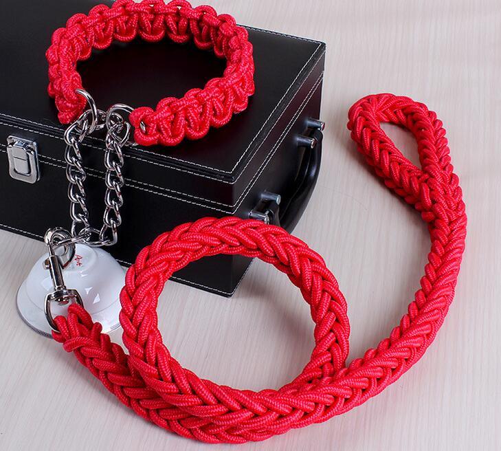 Stylish Adjustable Dog Leash And Collar Set-6
