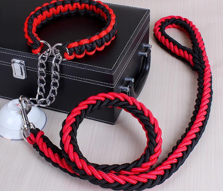 Stylish Adjustable Dog Leash And Collar Set-5