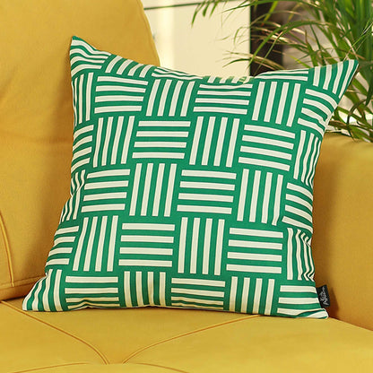 18"X18" Memphis Printed Decorative Throw Pillow Cover-4