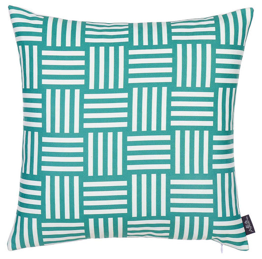 18"X18" Memphis Printed Decorative Throw Pillow Cover-0