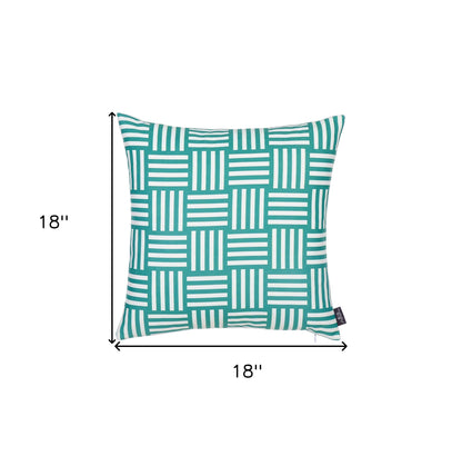 18"X18" Memphis Printed Decorative Throw Pillow Cover-8