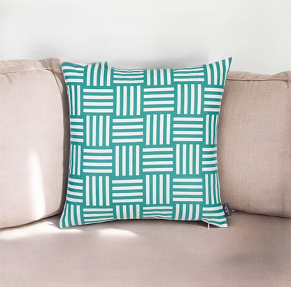 18"X18" Memphis Printed Decorative Throw Pillow Cover-1