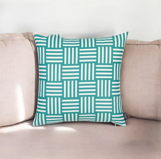 18"X18" Memphis Printed Decorative Throw Pillow Cover-1