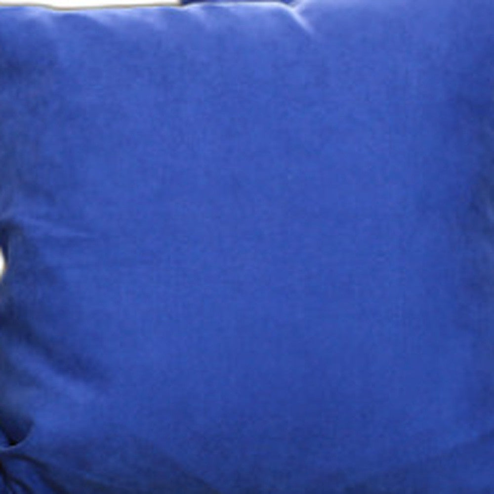 Set Of 2 Denim Blue Brushed Twill Decorative Throw Pillow Covers-2