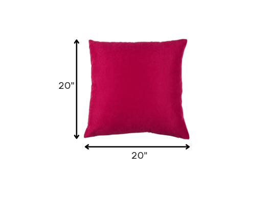 Set Of 2 Pink Brushed Twill Decorative Throw Pillow Covers-4