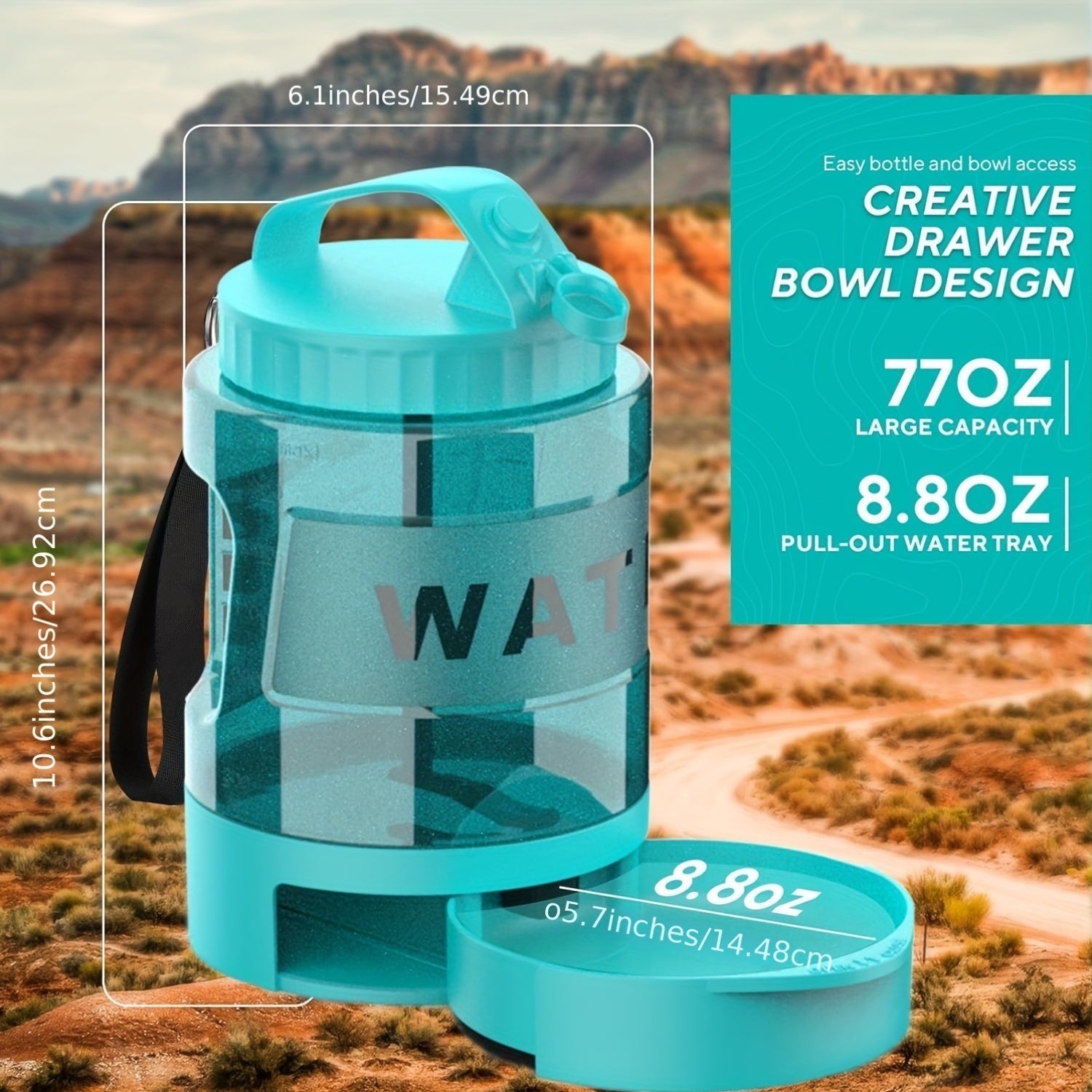 Dog Travel Water Dispenser Bottle-3