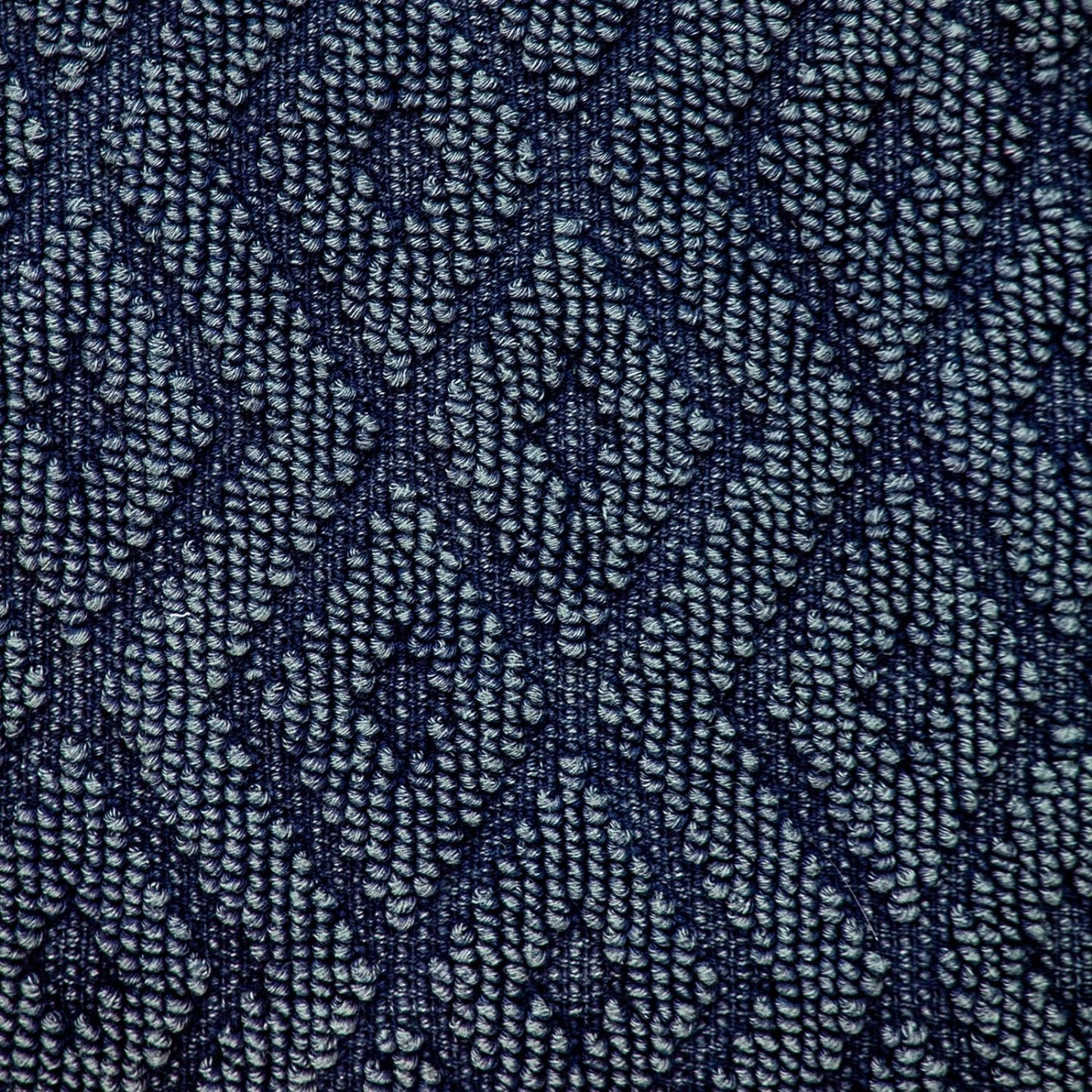 Jacquard Diamond Pattern Decorative Navy Throw Pillow-8