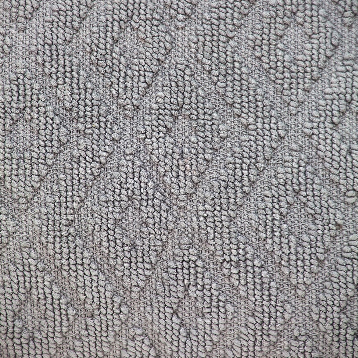 Jacquard Diamond Pattern Decorative Gray Throw Pillow-8