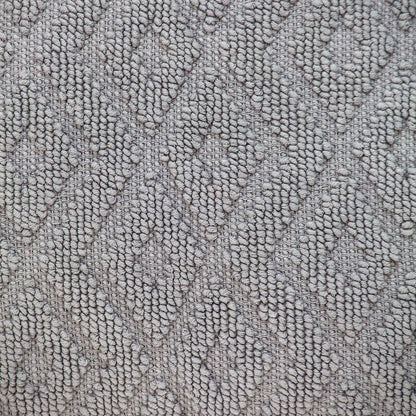 Jacquard Diamond Pattern Decorative Gray Throw Pillow-8