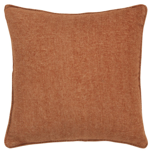 Orange Solid Classic Decorative Throw Pillow-0