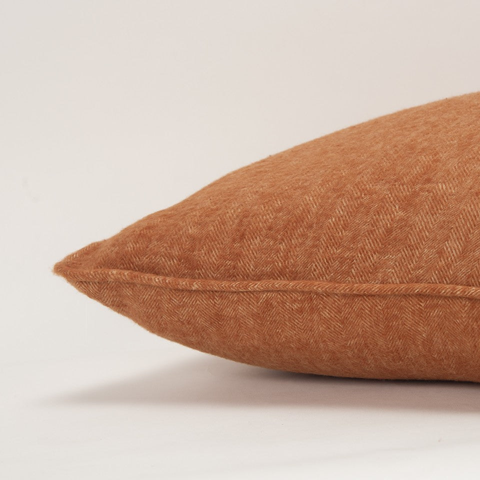 Orange Solid Classic Decorative Throw Pillow-2
