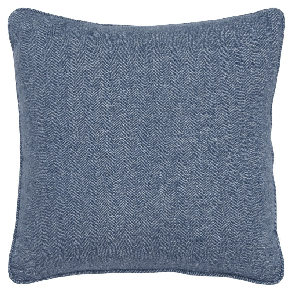 Blue Solid Classic Decorative Throw Pillow-0