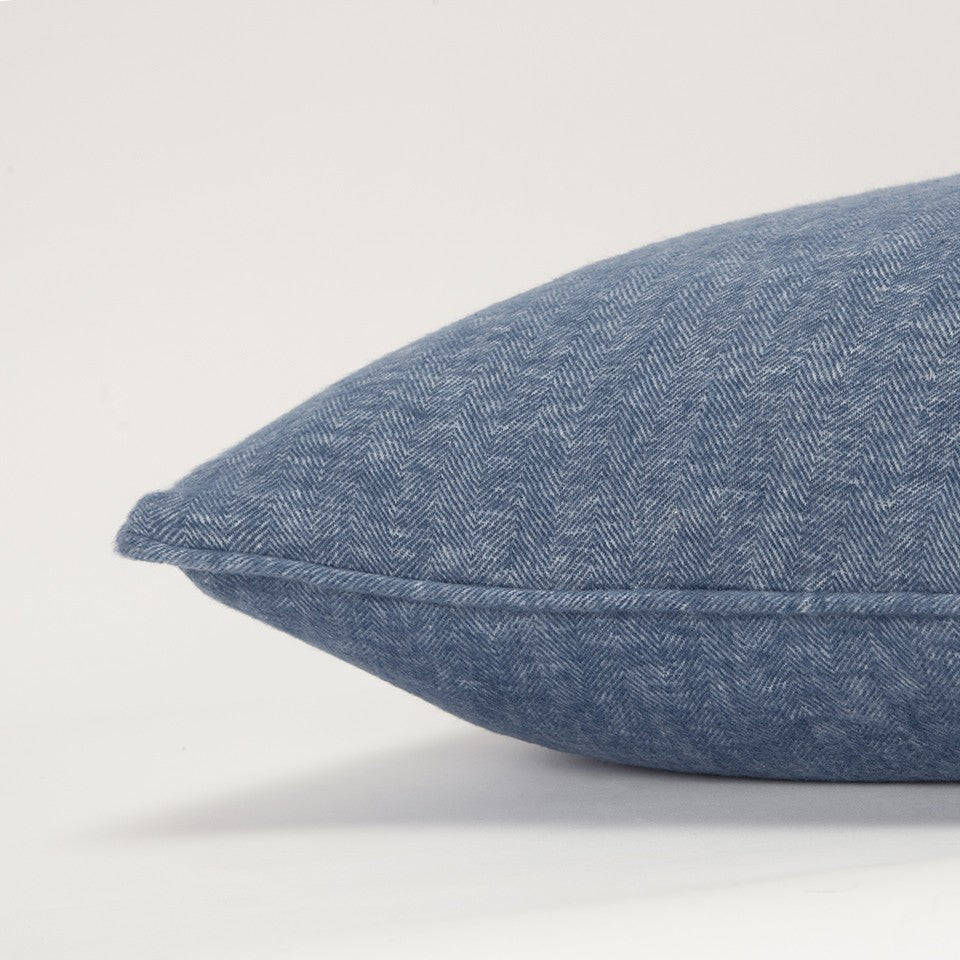 Blue Solid Classic Decorative Throw Pillow-2