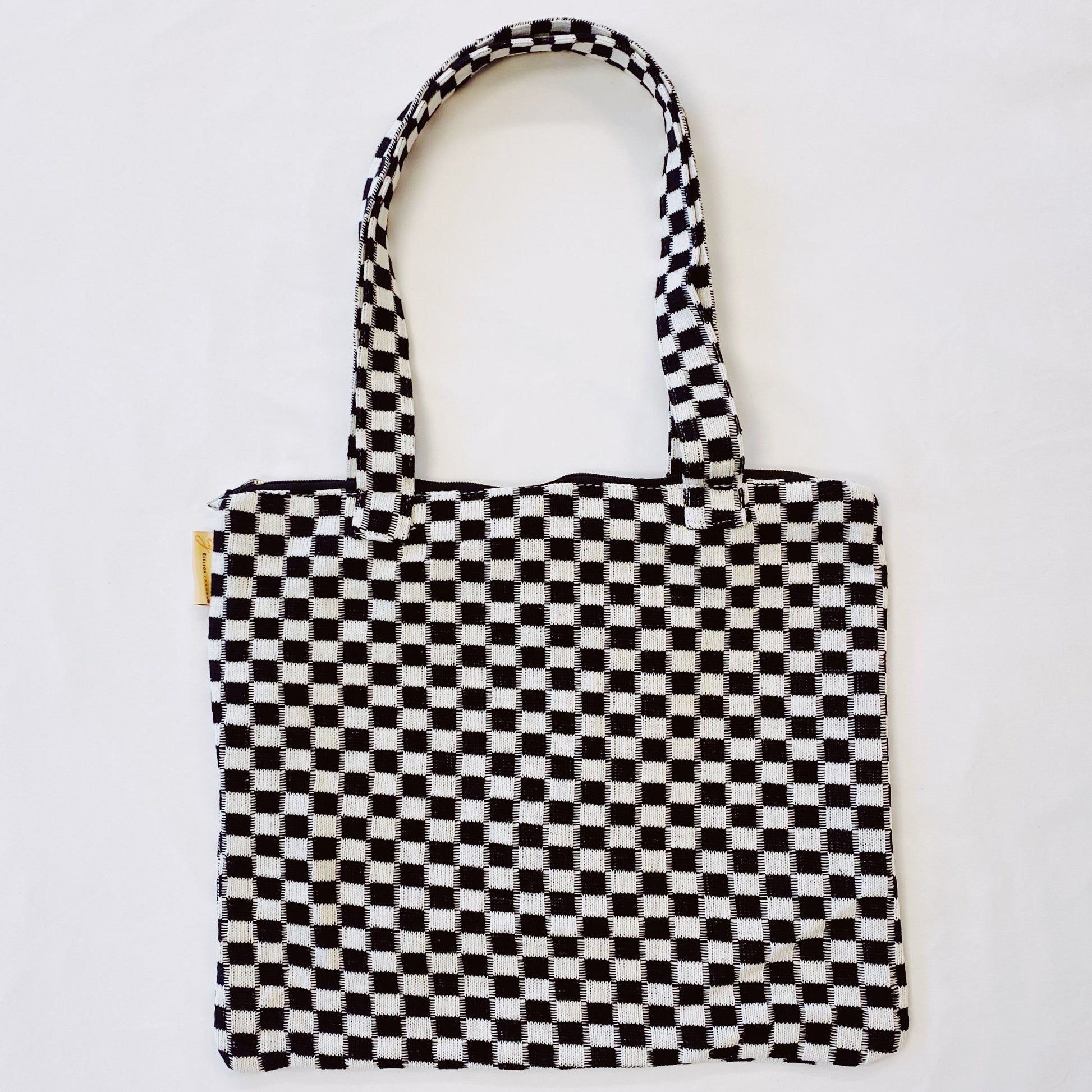 Check Yourself Zipped Tote Bag-5