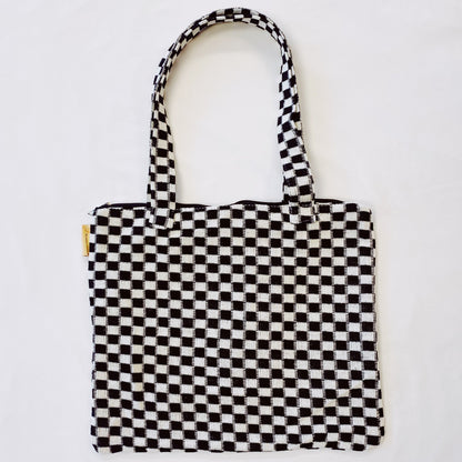 Check Yourself Zipped Tote Bag-5