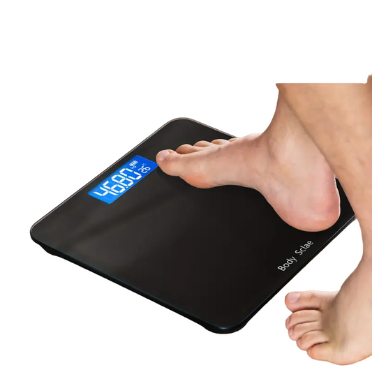 Ultra Slim Digital Bathroom Scale - Most Accurate Body Weight Scales Large Backlit Display | Black-0