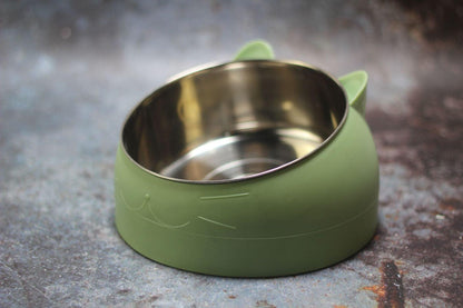 Elevated Slanted Pet Bowl - Ergonomic Design For Improved Feeding Experience-6