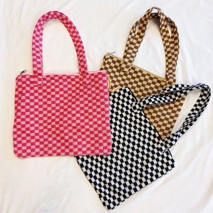 Check Yourself Zipped Tote Bag-2