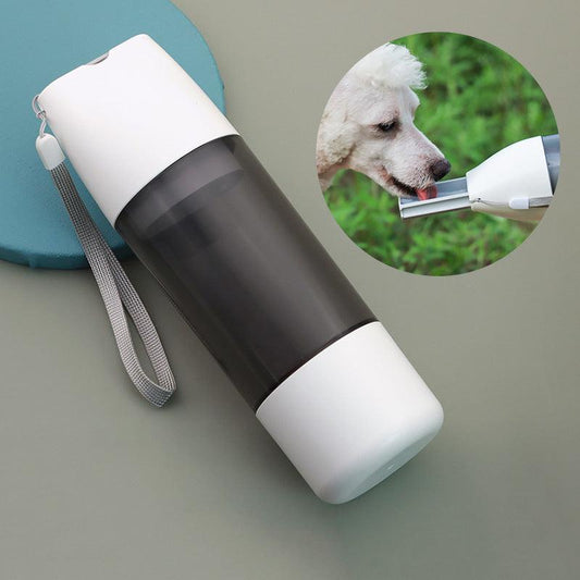 Portable Dog Water Bottle 350Ml Water Food Container For Dog Pets Feeder Bowl Outdoor Travel Water Dispenser-0