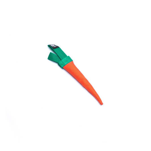 Durable Squeaky Carrot Dog Toy - Small Size-1