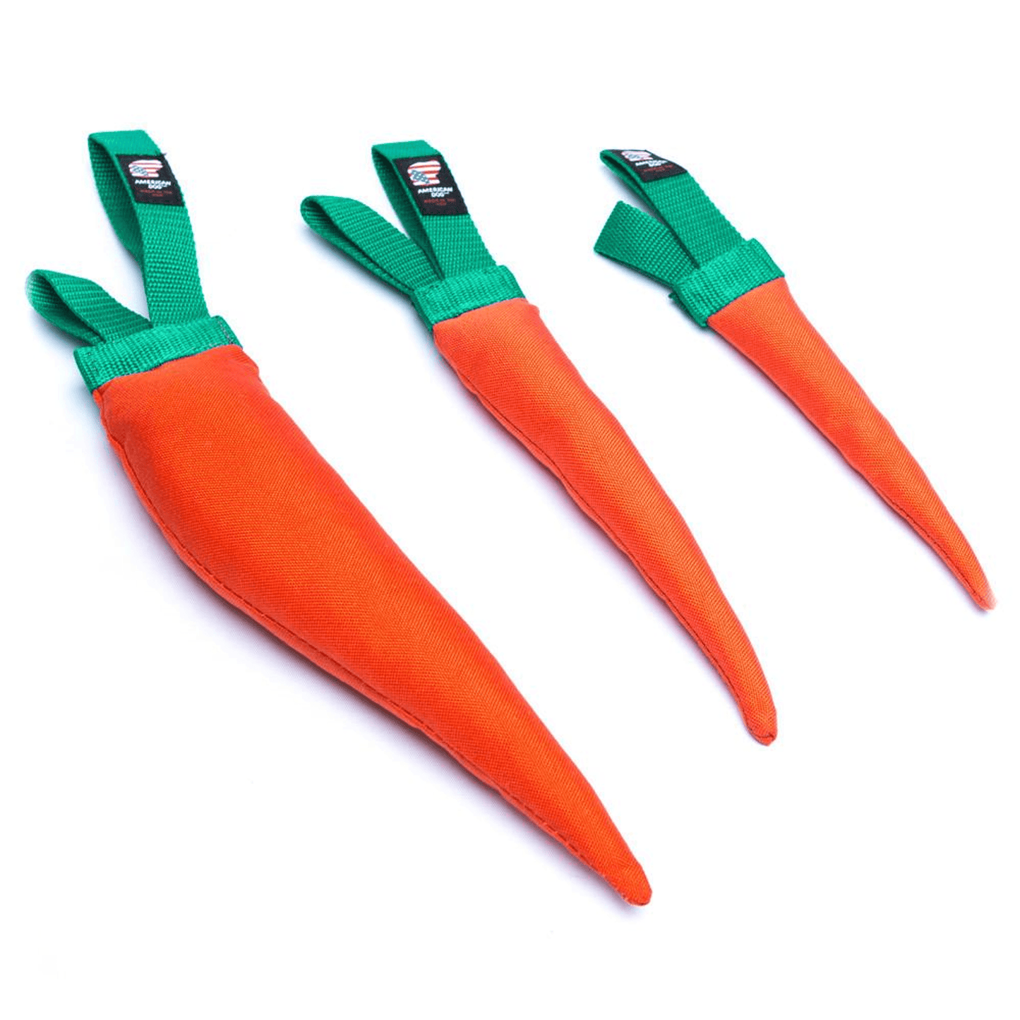 Durable Squeaky Carrot Dog Toy - Small Size-3
