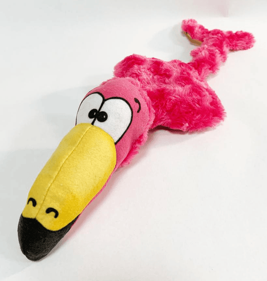 Flora the Flamingo Plush Dog Toy - Nuggle Collection-1