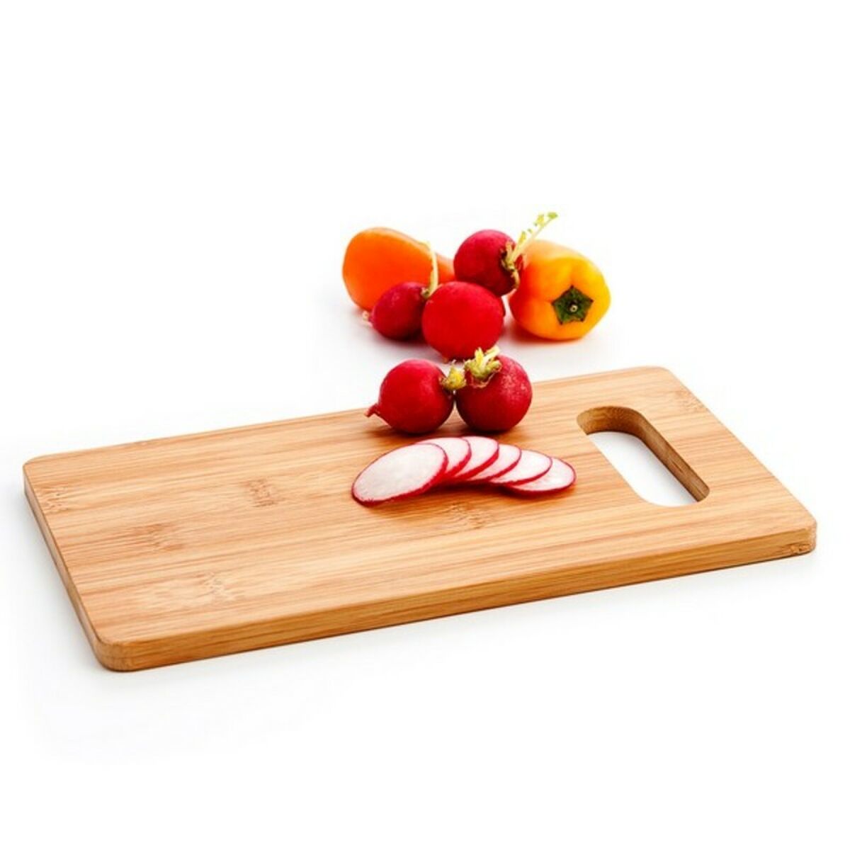 Cutting board Quid Renova Bamboo Brown Wood-1