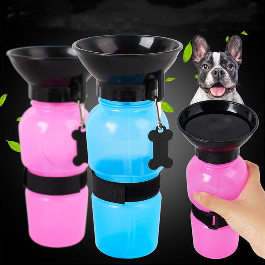 Pet Dog Drinking Water Bottle Sports Squeeze Type Puppy Cat Portable Travel Outdoor Feed Bowl Drinking Water Jug Cup Dispenser-1
