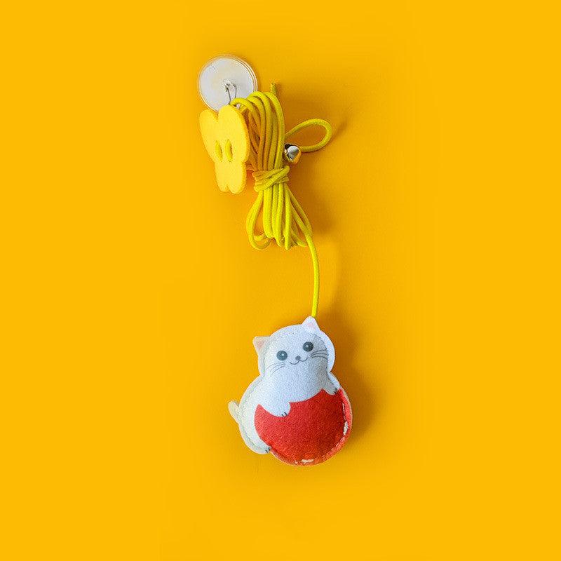 Retractable Catnip Self Hanging Cat Toys - Interactive Fun For Your Feline Friend-5