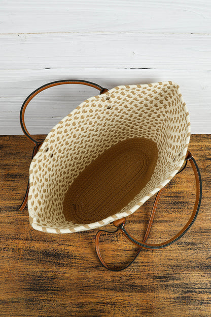 Jaylani Woven Tote Bag-2