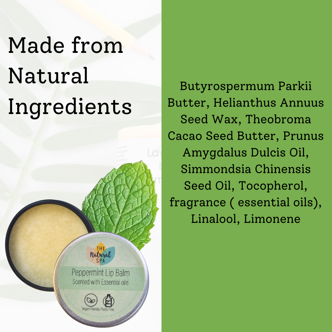 Peppermint All Natural Lip Balm-4