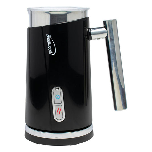 Brentwood 10 Ounce Cordless Electric Milk Frother and Warmer in Black-0