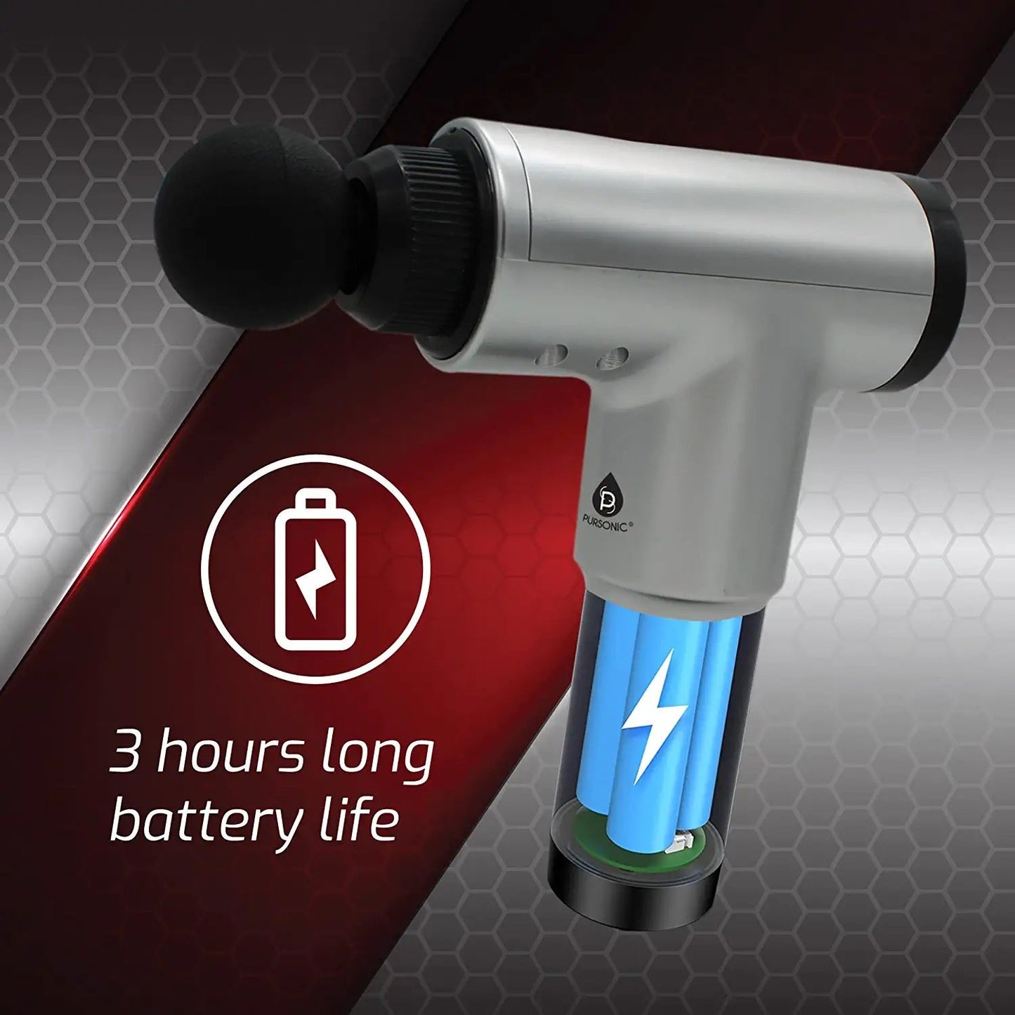 6 Speed Cordless & Rechargeable Professional Massage Gun-3