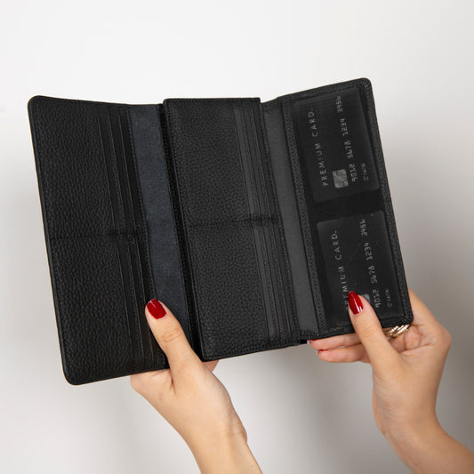 Nome Leather Wallet – 16 Card Slots & Phone Holder-1