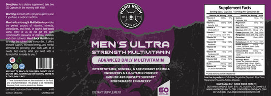 Men's Ultra Vitamin: Daily Multivitamins (60 Capsules)-1