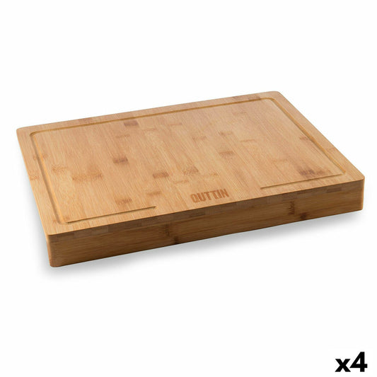 Cutting board Quttin Bamboo 45 x 35 x 1,2 cm (4 Units)-0