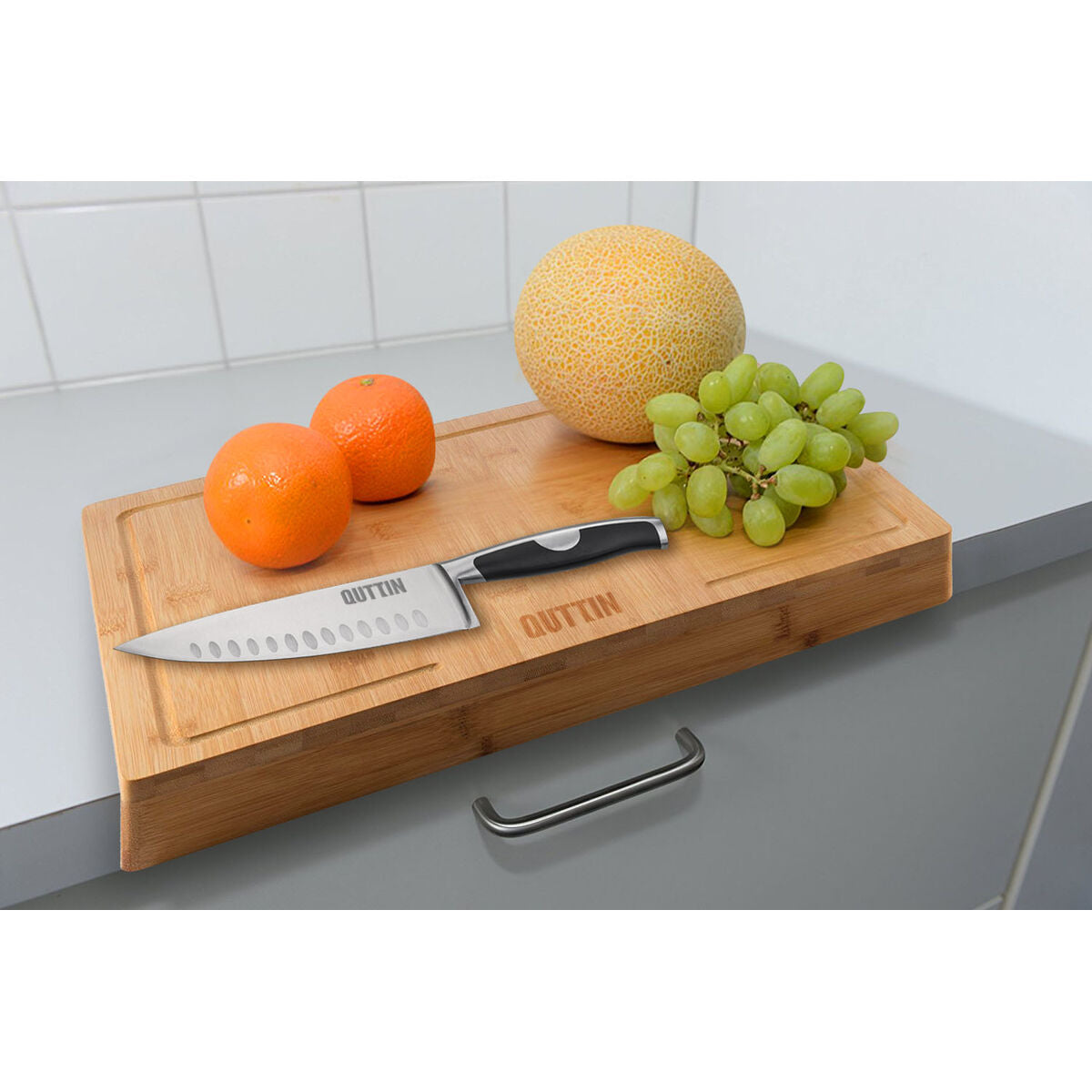 Cutting board Quttin Bamboo 45 x 35 x 1,2 cm (4 Units)-1