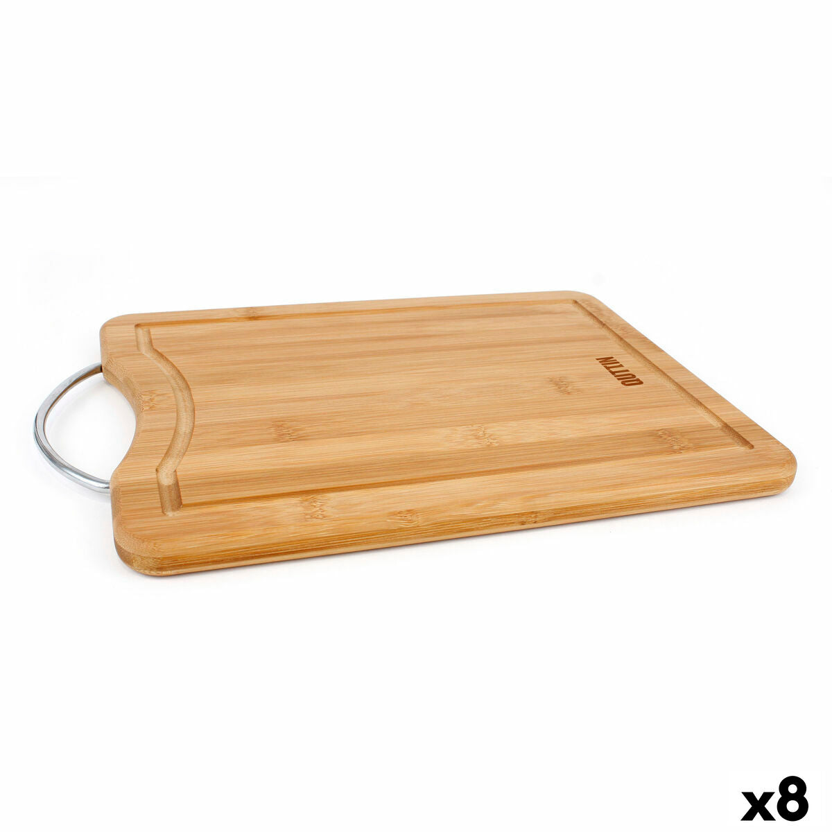 Cutting board Quttin Bamboo 32,5 x 25 x 1,7 cm (8 Units)-0