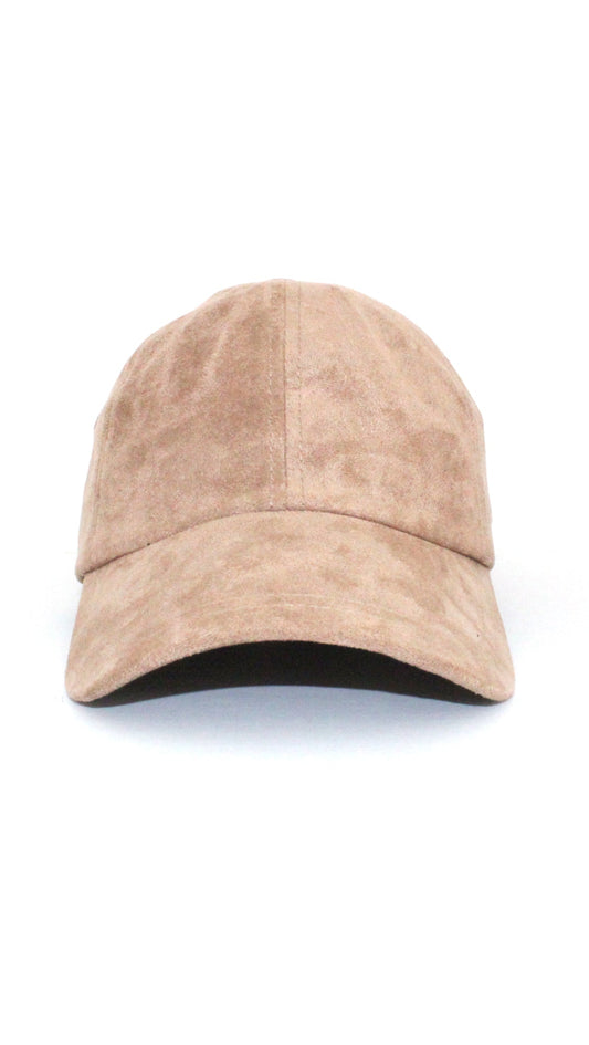 Ultra Suede Baseball Cap - Nude-1