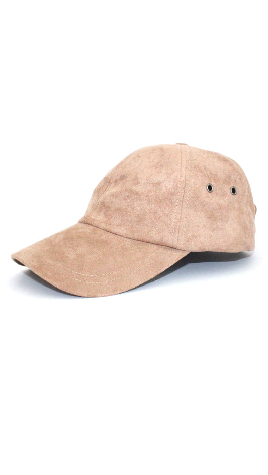 Ultra Suede Baseball Cap - Nude-0